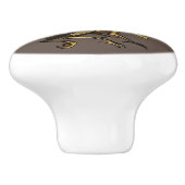 Moth Keramische Knop (Zijkant)