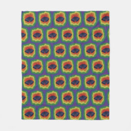 Moth kleurrijke deken