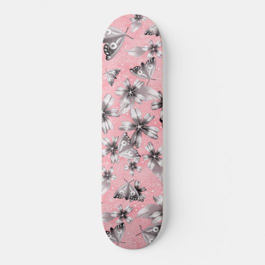 Moth Meadow Skateboard (Voorkant)
