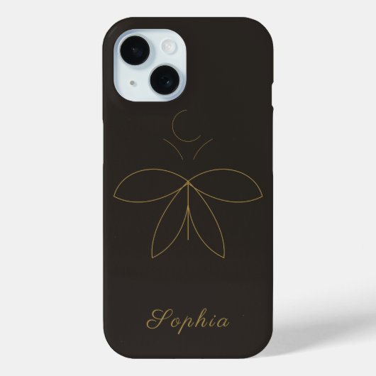 Moth & Moon Case-Mate iPhone Case (Achterkant)