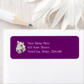 Moth Mullein Wildflower Return Address Label (Insitu)