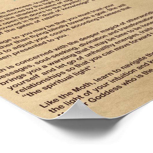 MOTH MYTHOLOGY POSTER (Hoek)