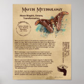 MOTH MYTHOLOGY POSTER (Voorkant)