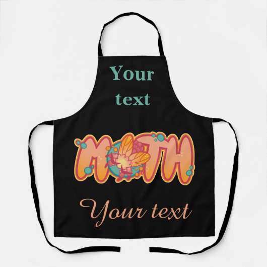 Moth, nachtvlinder,  schort (Voorkant)