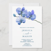 Moth Orchid Wedding Programme (Devant)