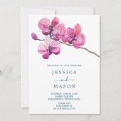 Moth Orchid Wedding Programme (Devant)