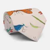 Moth Pattern Stropdas (Opgerold)