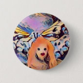 Moth Pixie Ronde Button 5,7 Cm (Voorkant)