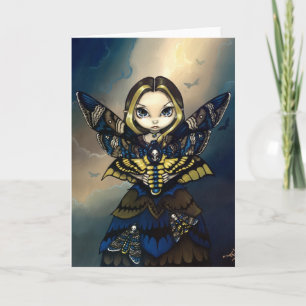 "Moth Queen: Acherontia Atropos Wenskaart Kaart