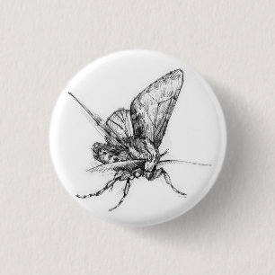 Moth Ronde Button 3,2 Cm