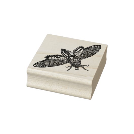 Moth Rubber Stamp Rubberstempel (Stempel)
