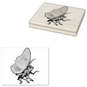 Moth Rubberstempel (Gestempeld)