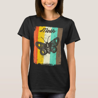 Moth Shirt Retro 70s Insect Lover Art Tshi