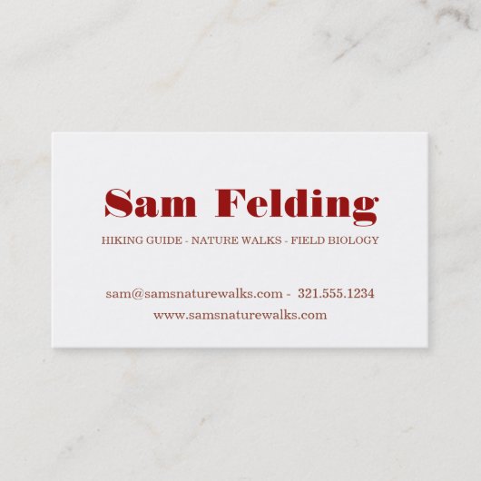 Moth Visitekaartje - voor Lepidopterist (Voorkant)