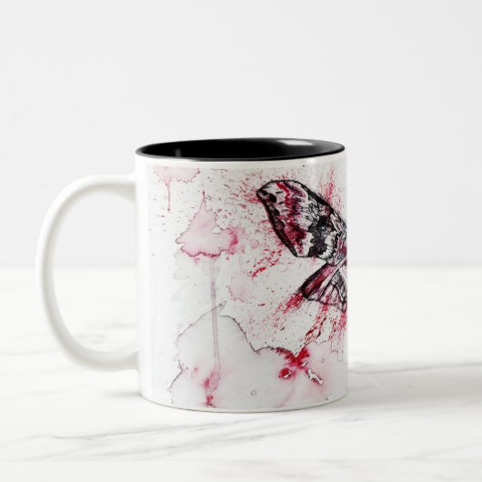 Moth Watercolor Coffee Mug (Gauche)