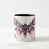 Moth Watercolor Coffee Mug (Centre)