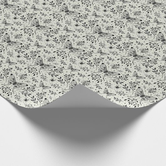 Moth Wrapping Paper Cadeaupapier (Hoek)