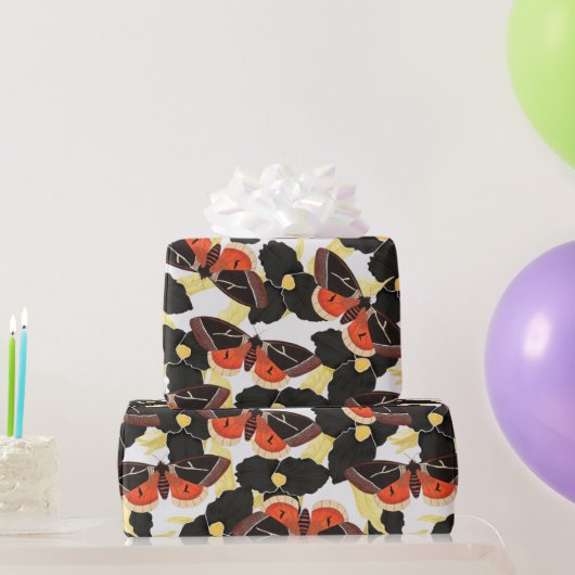  Moth Wrapping Paper Cadeaupapier (Feestgeschenken)