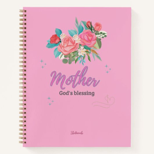 Mother, A Blessing from God Notitieboek (Voorkant)