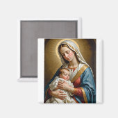 Mother and child Magnet Magneet (Voorkant / Achterkant)