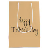 Mother and Daughter Walking the Beach Medium Cadeauzakje (Achterkant)