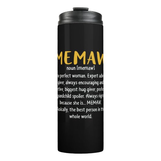 Mother Art Memaw Definition Thermosbeker (Voorkant)