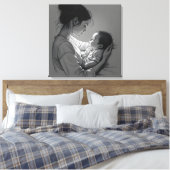 Mother & Baby artwork Canvas Afdruk (Insitu (Slaapkamer))