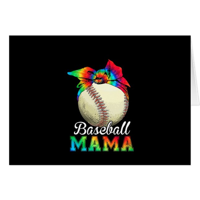 Mother Baseball Mama Birthday (Devant horizontal)