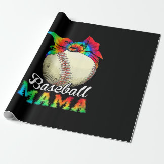 Mother Baseball Mama Birthday Cadeaupapier