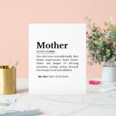 Mother Definition  Acryl Bord (Huwelijk)