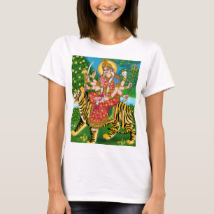Mother Durga T-shirt Hindoe Godin Kleding