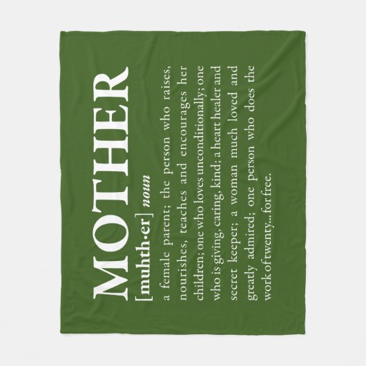 Mother Fleece Deken (Voorkant)