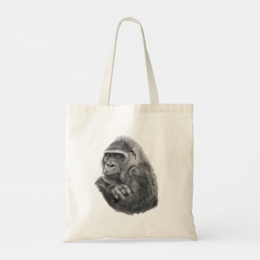 Mother gorilla tote bag 母ゴリラのトートバッグ (Dos)