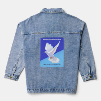 Mother Nature Festival Live Denim 3/4 Mouwbom Jack Jacket