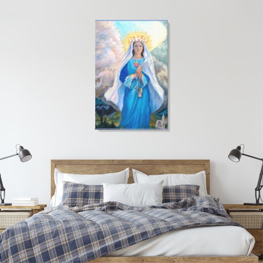 Mother of Salvation Canvas Afdrukken middelgrote g (Insitu (Slaapkamer))