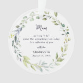 Mother Of The Bride Keepsake Ornament (devant)