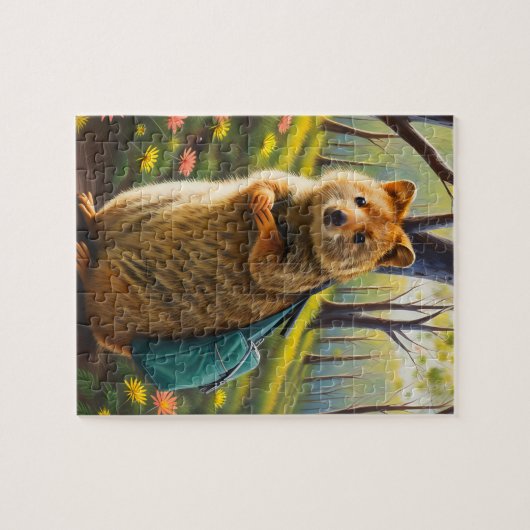 Mother Quokka Shopping, Jigsaw Puzzle (Horizontal)