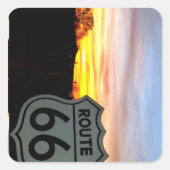 Mother Road Magic Vierkante Sticker (Voorkant)