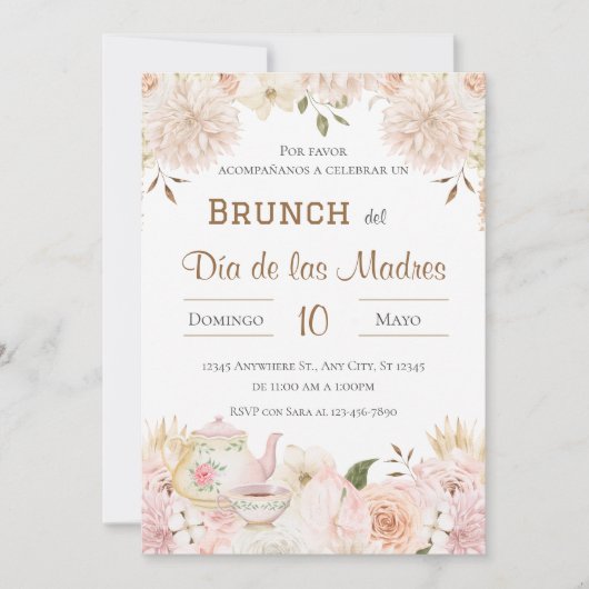 Mother´s Day Brunch Invitation (Devant)
