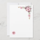 Mother´s Day Brunch Invitation Kaart (Achterkant)