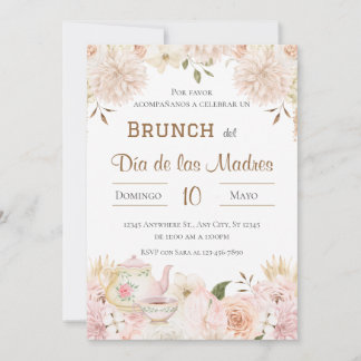 Mother´s Day Brunch Invitation Kaart