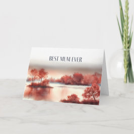 Mother´s Day Card "Best Mum Ever" Kaart