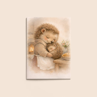 Mother’s Day Card – Hedgehog Cozy Embrace Kaart