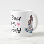 Mother´s Day Coffee Mug Extra Grote Beker (Voorkant rechts)