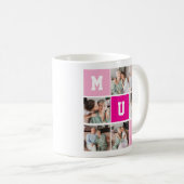 Mother’s Day Personalized Photo Collage Mug (Devant droit)