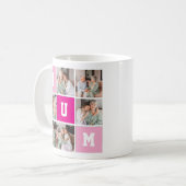 Mother’s Day Personalized Photo Collage Mug (Devant gauche)