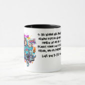  Mother & Son Graffiti Art Coffee Mug Mok (Midden)