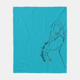 Mother-to-be Fleece Deken