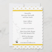 Mother-to-Bee Baby Shower Invitation White (Dos)