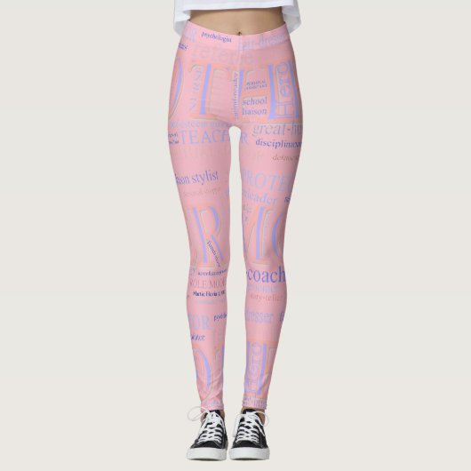 Mother WordArt Leggings (Voorkant)